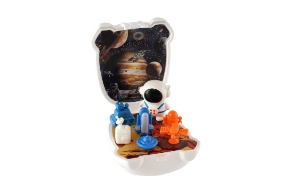 Plastic Space Set with Astronaut and Shuttle