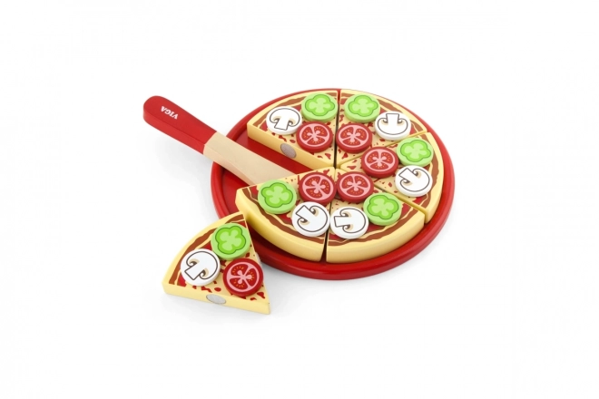 Wooden Pizza Playset