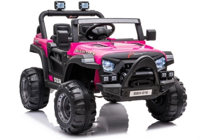 Pink Electric Ride-On Car