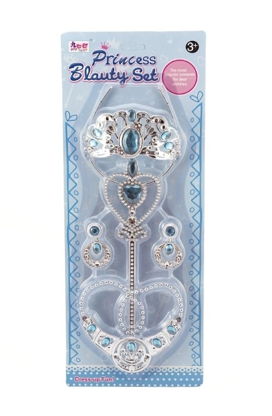 Princess Beauty Set with Crown, Necklace and Scepter