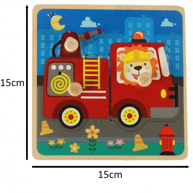 Firefighter Wooden Puzzle Sorter Toy