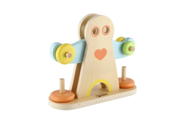 Wooden Puzzle Hercules Weights 7 Pieces