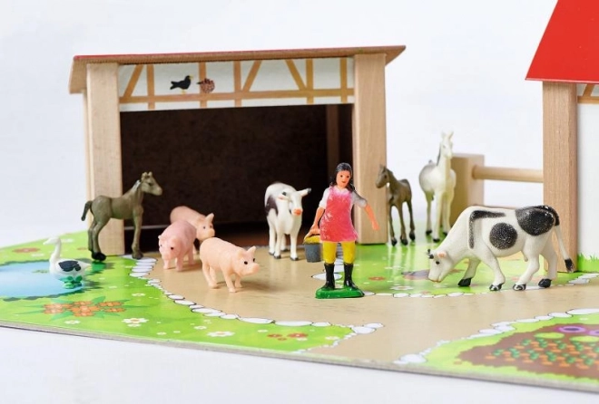 Wooden Farm Set with Accessories