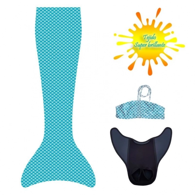 Mermaid Tail Monofin Brise with Bikini