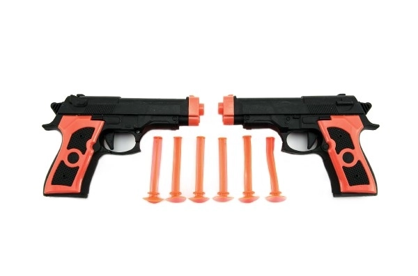 Plastic Toy Pistols with Suction Cup Darts