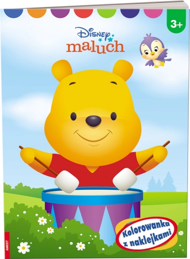 Disney Toddler: Coloring Book with Stickers