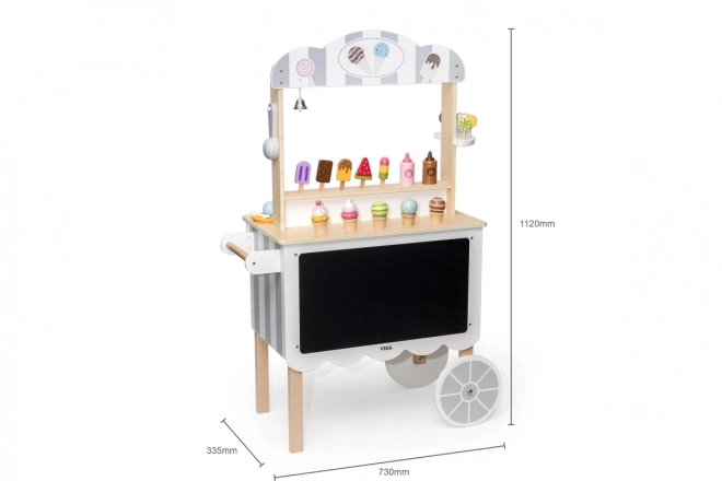 Wooden Ice Cream Trolley