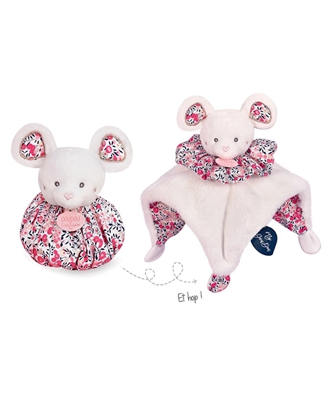 Pink Mouse 3-in-1 Cuddle Toy