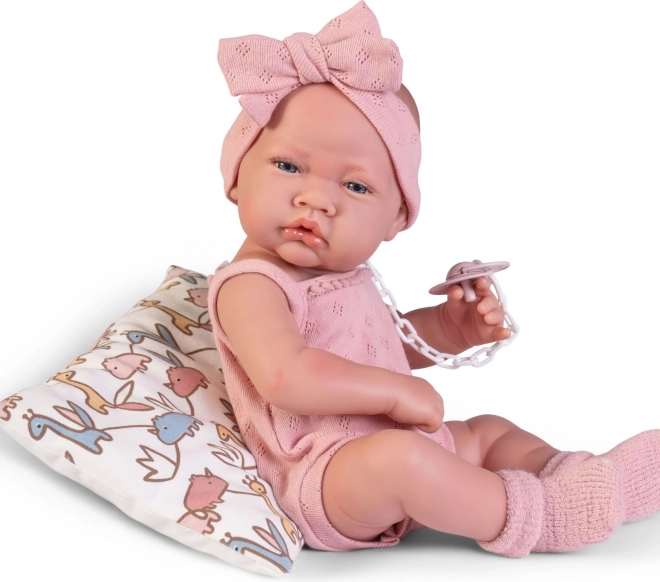 Poupée réaliste bébé avec corps tout en vinyle 42 cm