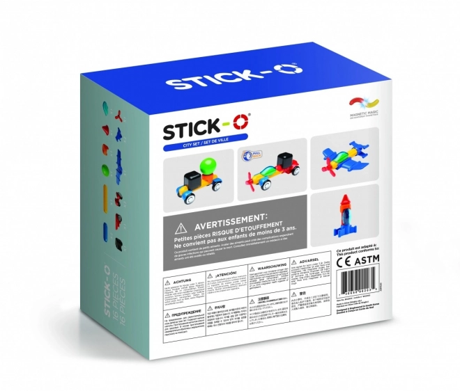 Sick-o Magnetic Building Blocks Urban Set