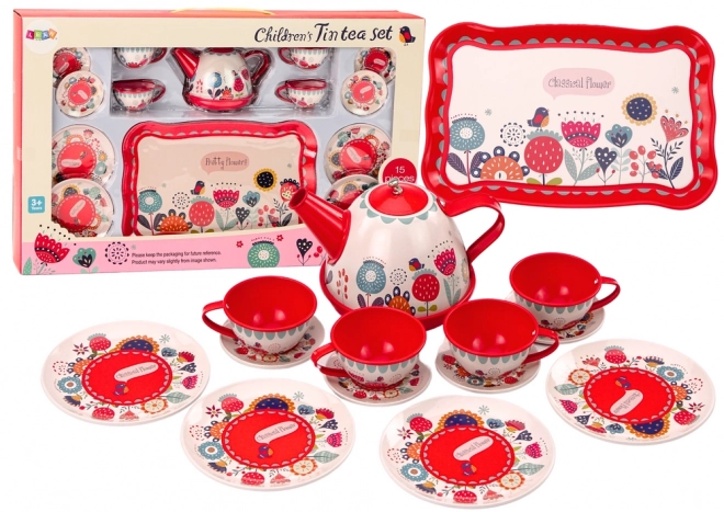 Play Cafe Red Tea Set