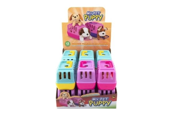 Plush Dog Toy with Portable Box