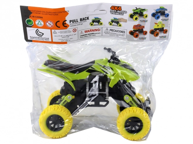 Off-Road Push Quad with Rubber Wheels