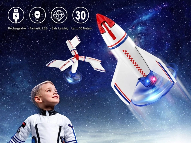 Flying Rocket Shuttle Toy