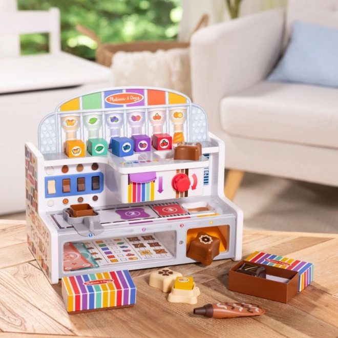 Wooden Chocolate Factory Playset