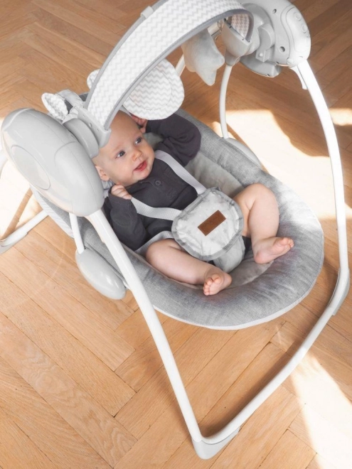 MoMi LISS Baby Rocker with Melodies - Blue Bear