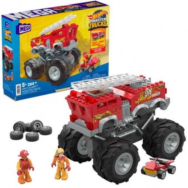 Mega Hot Wheels Monster Trucks 5-Alarm Construction Set