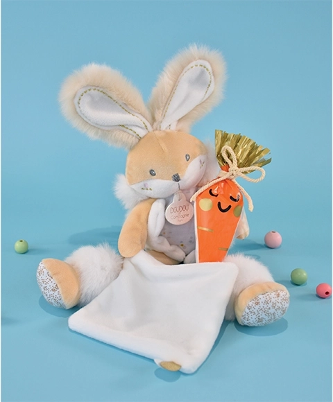 Plush Bunny Gift Set with Blanket