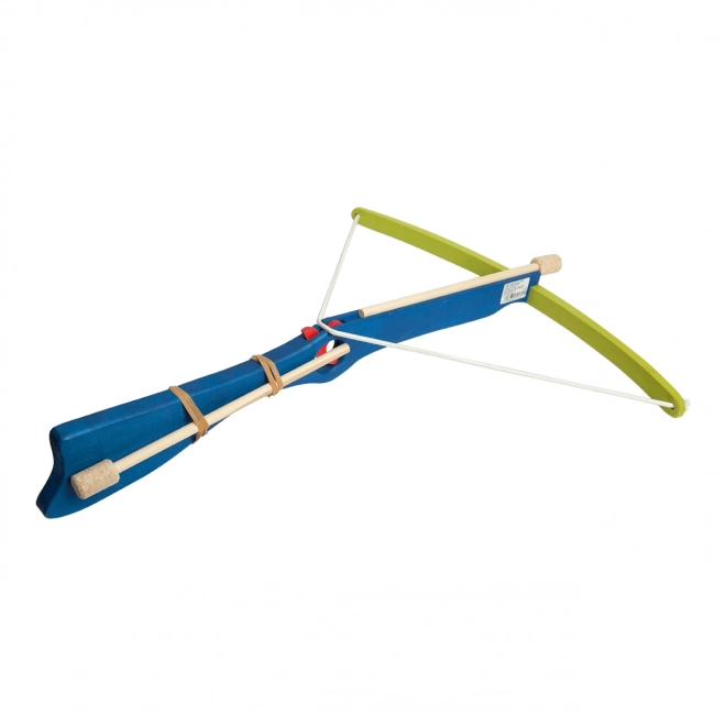 Wooden Crossbow for Children Blue