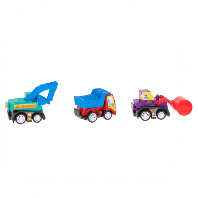 Friction Powered Construction Vehicles Set