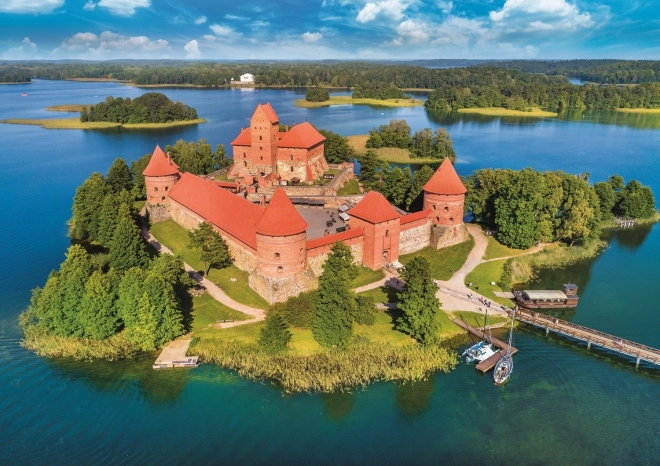 Trefl Puzzle Trakai Castle Lithuania 1000 Pieces