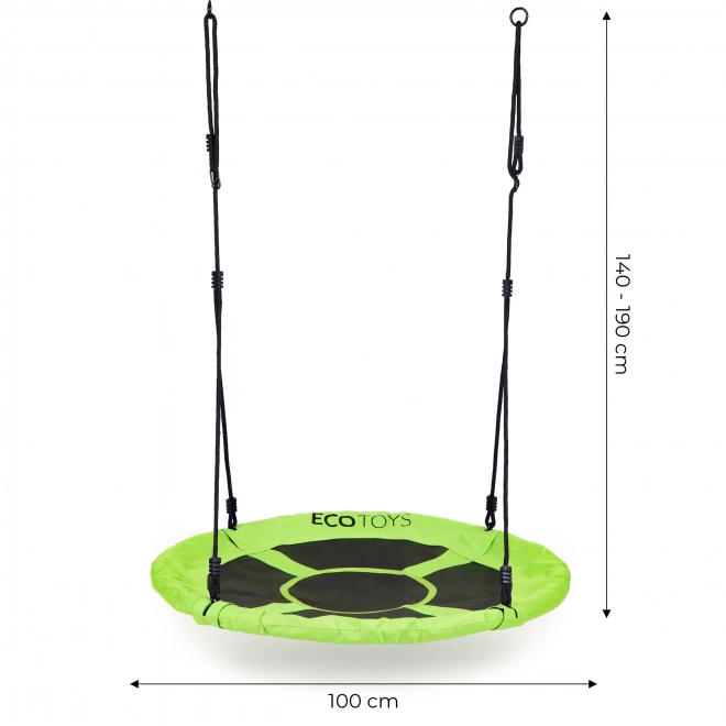 Children's Stork Nest Garden Swing