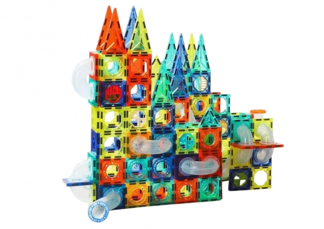 Magnetisches Kugelbahn-Set mit 168 Teilen