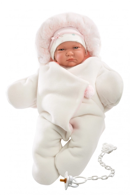 New Born Doll Outfit Llorens 3-Piece Fleece Star Romper