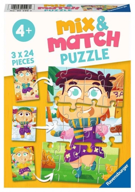 Colorful Dresses Puzzle Set