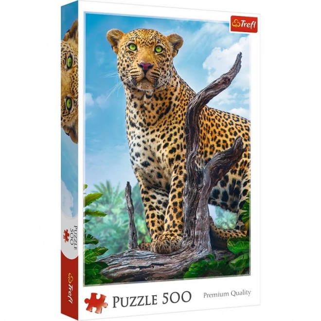 Wild Leopard 500 Piece Jigsaw Puzzle