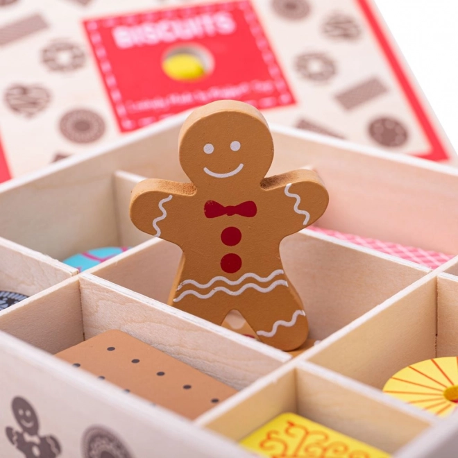 Bigjigs Toys Wooden Cookie Box