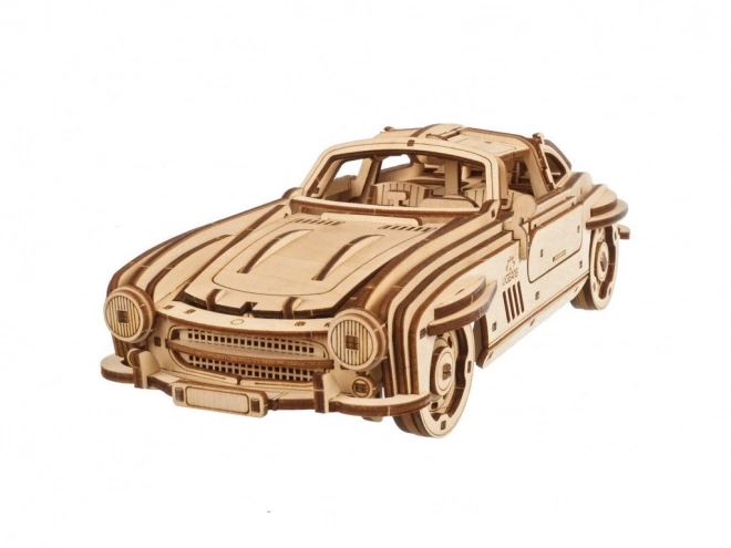 Ugears 3D Wooden Mechanical Puzzle Winged Sports Coupe