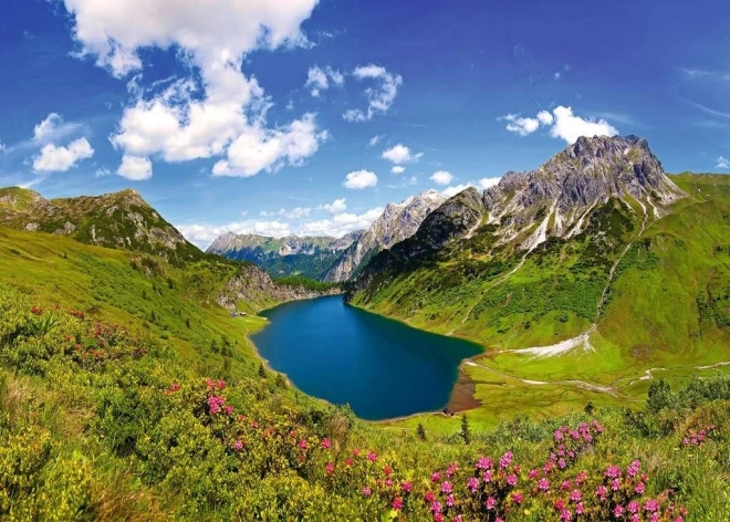 Ravensburger Puzzle Tappenkarsee Lake, Kleinarl, Austria 1000 Pieces