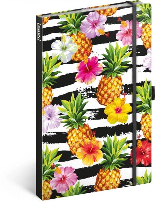 Notique Pineapple Lined Notebook 13 x 21 cm