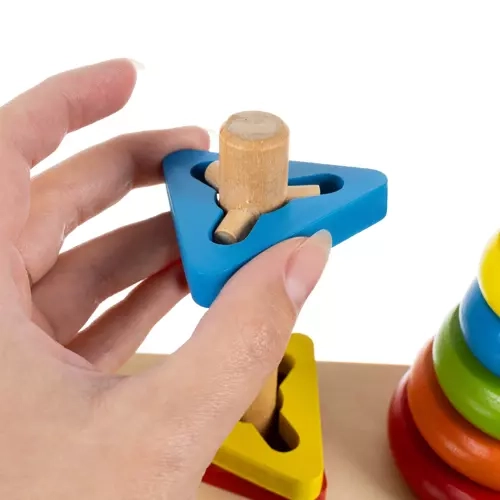 Wooden Shape Sorter Puzzle by Kruzzel