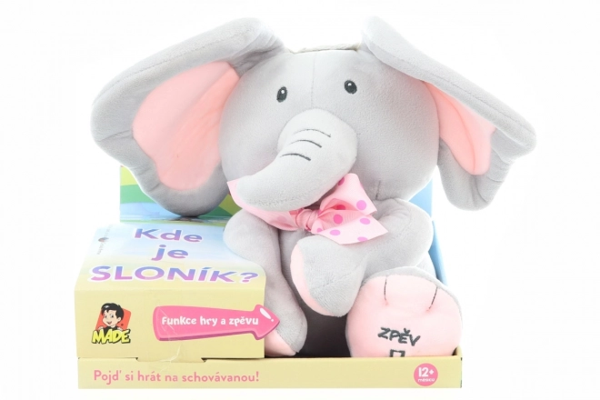 Battery Operated Hide and Seek Elephant Toy