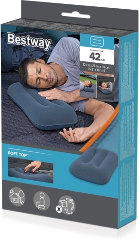 Inflatable Velour Pillow Bestway 42 cm