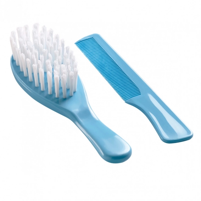 Baby Hairbrush and Comb Set Turquoise