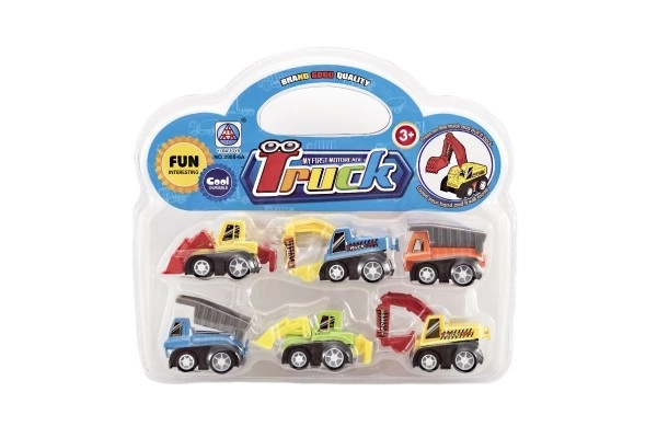 Mini Construction Vehicles Toy Set