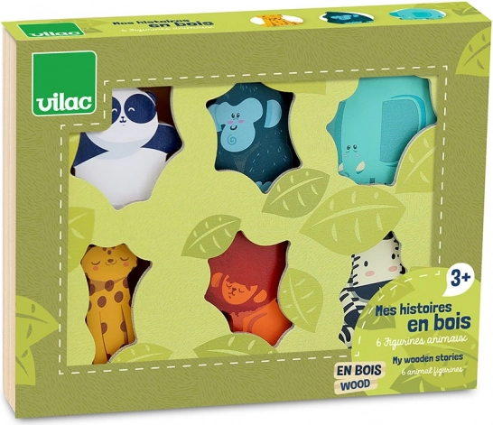 Vilac Wooden Jungle Figures