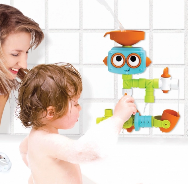 Bath Time Robot with Shower