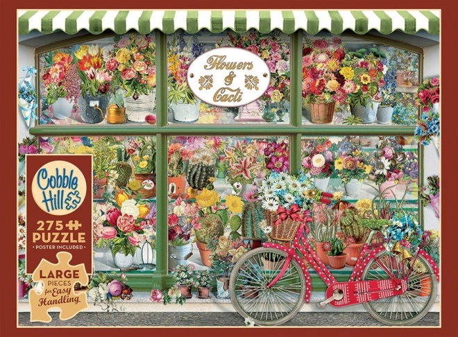 Cobble Hill Flower Shop and Cacti XL Puzzle 275 Pieces