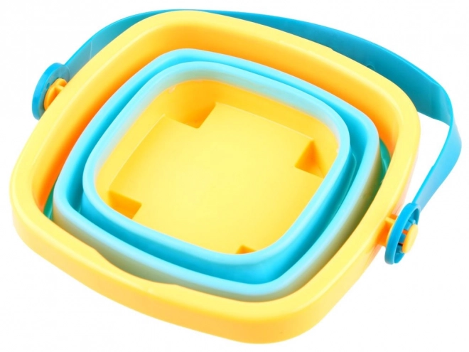 Beach and Bath Play Set with Bucket and Molds