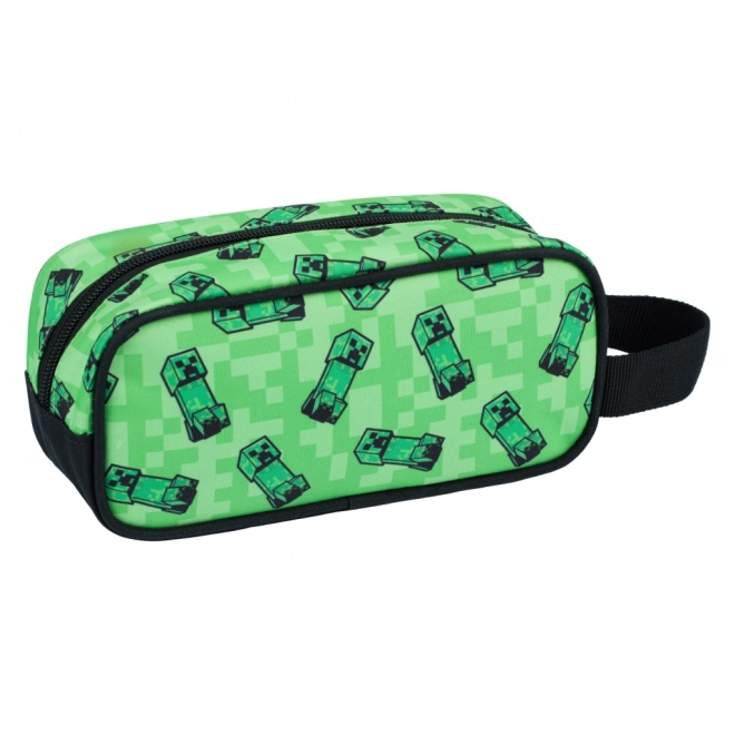 Minecraft 2 Piece Creeper Set: Pencil Case and Pouch