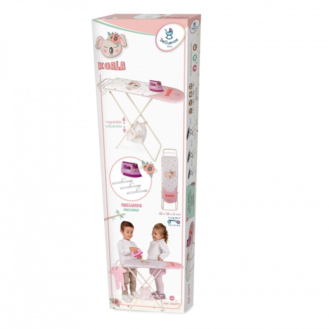 Folding Doll Ironing Board with Accessories - Koala Collection