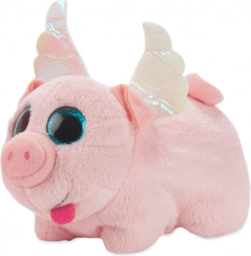 Cuki plüss csillogó részletekkel