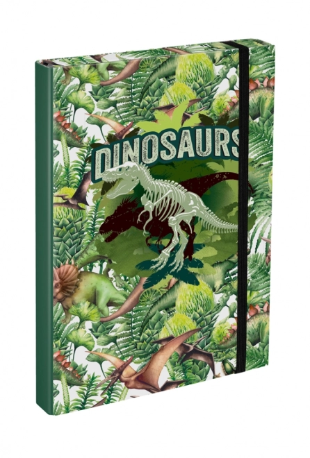 Baagl folder for school notebooks with dinosaurs design