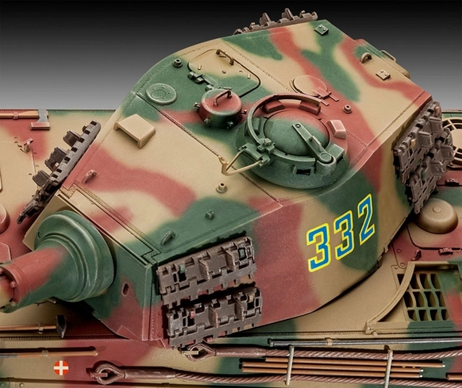 Model of German Heavy Tank Tiger II Henschel Turret