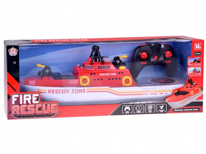 Remote Control Large Fire Rescue Boat