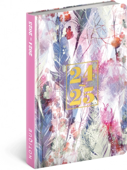 Notique 18-Month Planner Feathers 2024/2025